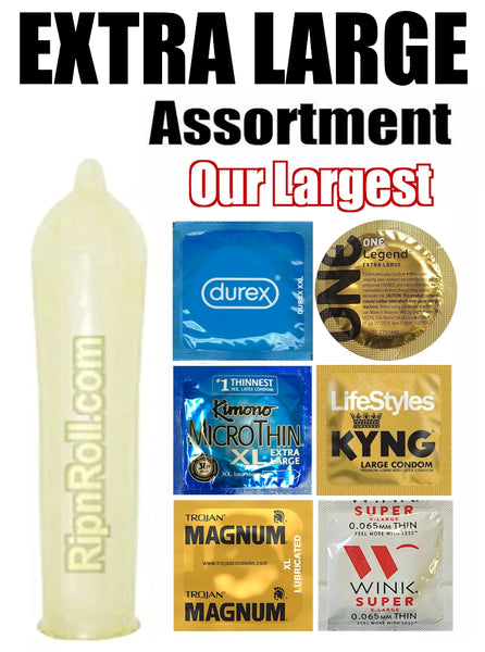 Extra Large Condoms Sampler assortment