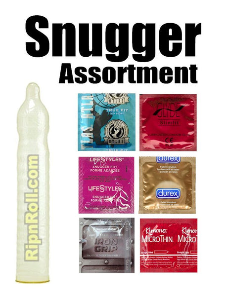 Small condoms assortment - snugger condoms