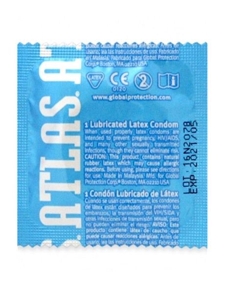 Atlas True Fit Condoms back - RipnRoll