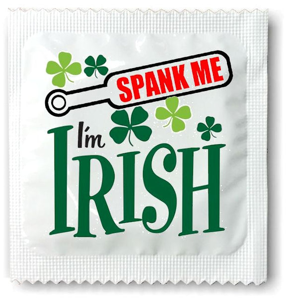 St Patrick's Day Condoms - Spank Me I'm Irish