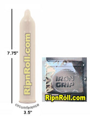 Iron Grip condoms - Snugger fit condoms at RipnRoll.com
