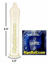 Snakeskin Cobra Condoms - RipnRoll.com