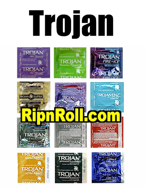 Trojan Brand Condoms Assortment - RipnRoll.com