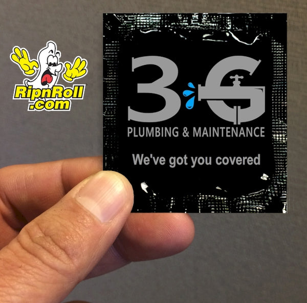 Printed Black Foil with Full Color imprint - 3 G