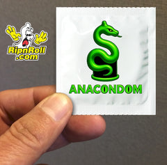 Printed White Foil with Full Color imprint - Anacondom