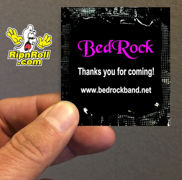 Printed Black Foil with Full Color imprint - BedRock