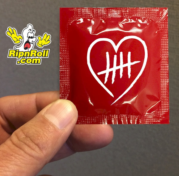 Printed Red Foil with Full Color imprint - HH