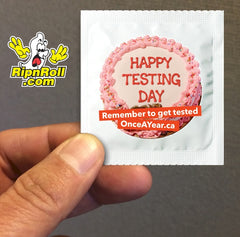 Printed White Foil with Full Color imprint - HTD