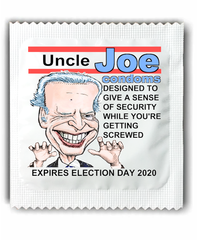Printed White Foil with Full Color imprint - Uncle Joe Condoms