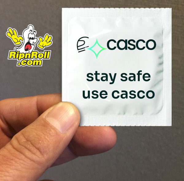 Printed White Foil with Full Color imprint - Stay Safe