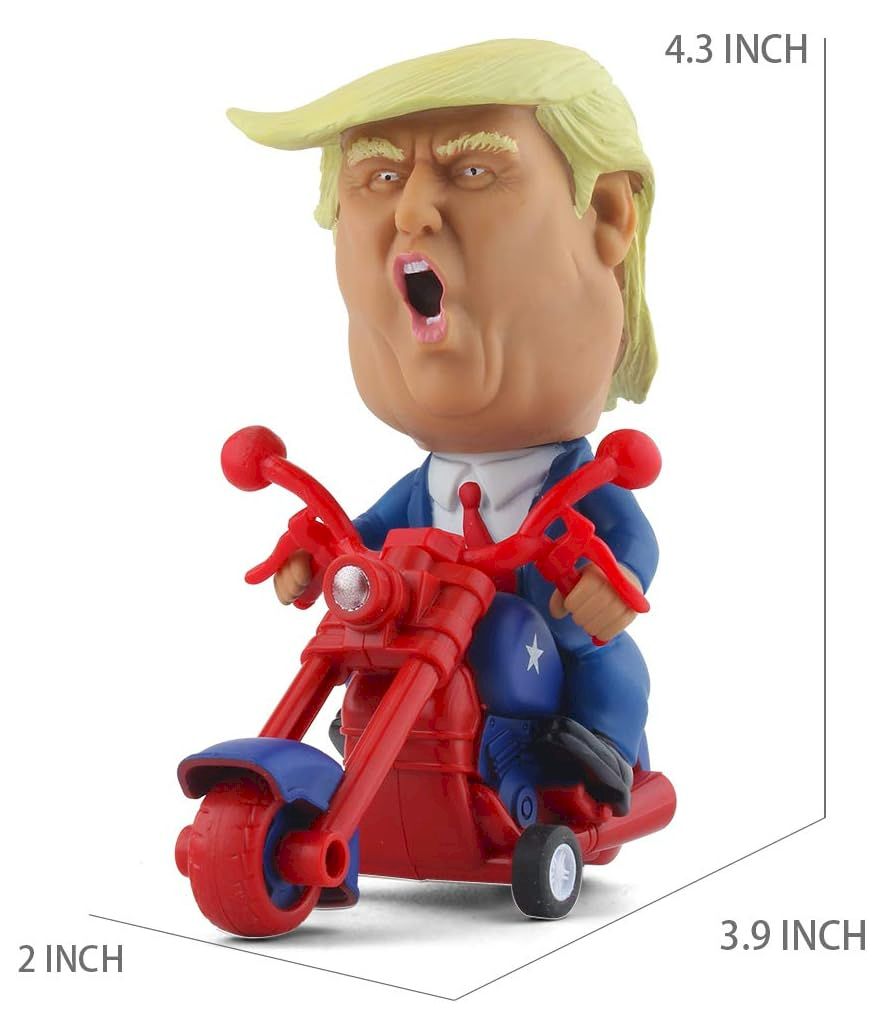 Trump Motorcycle Figurine Trump Motorcycle Figurine
