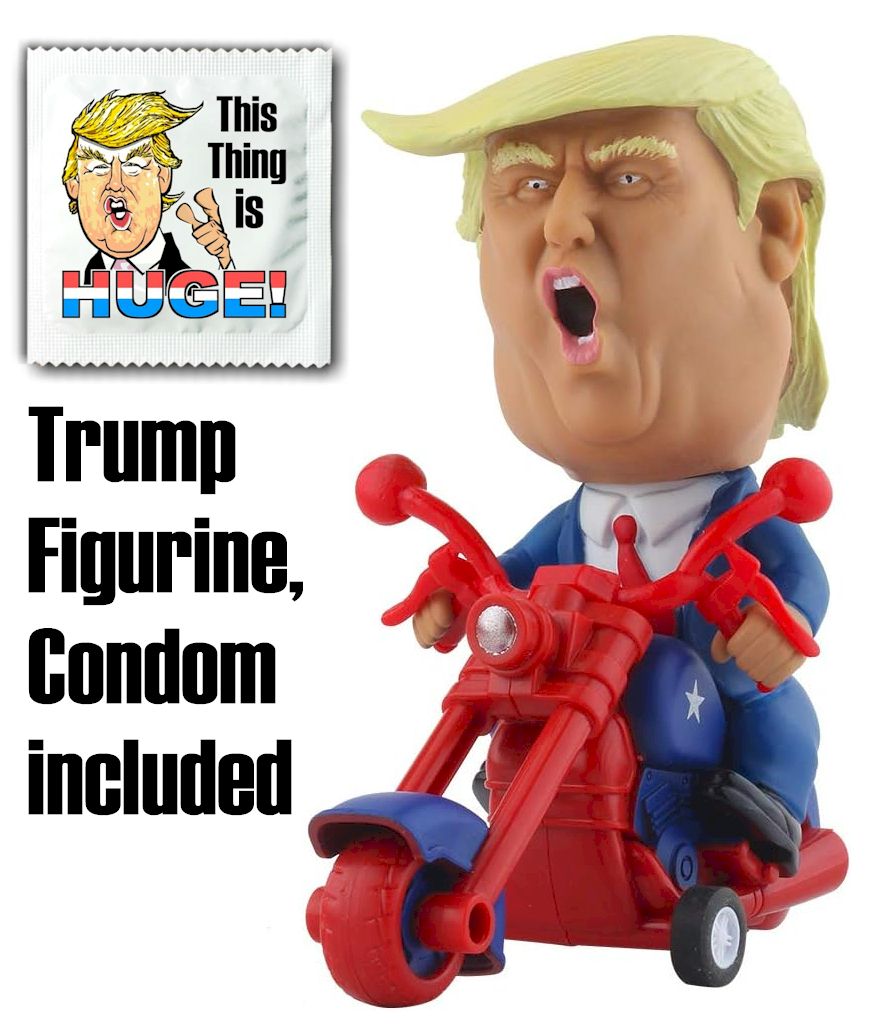 Trump Motorcycle Figurine Trump Motorcycle Figurine
