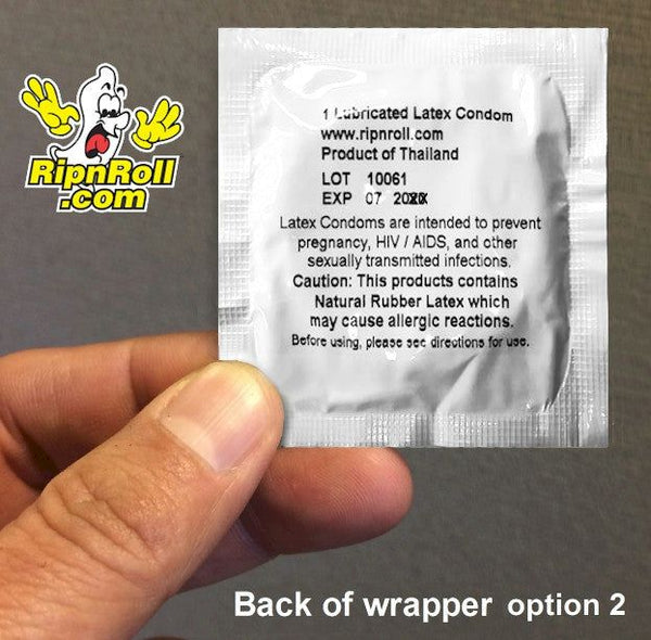 Printed White Foil Face with White Back - Full Color imprint - NSA