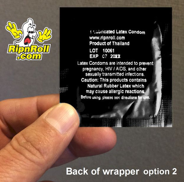 Printed Black Foil with Full Color imprint - GAMEDAY