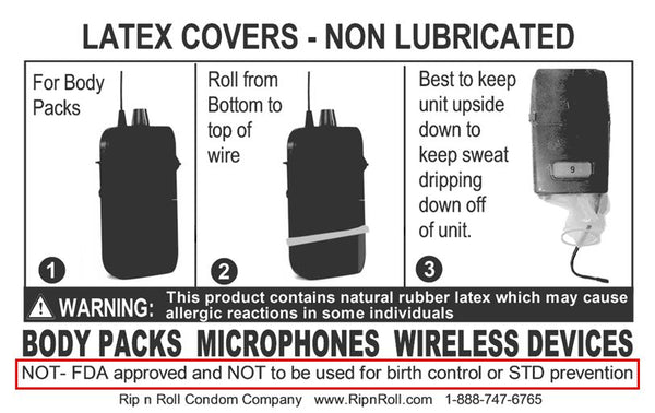 bodypack sweat protectors