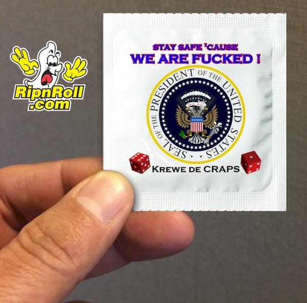 Printed White Foil with Full Color imprint - Craps 2026