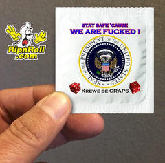 Printed White Foil with Full Color imprint - Craps 2026