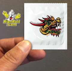 Printed White Foil with Full Color imprint - Dragonboat