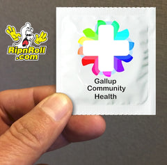 Printed White Foil with Full Color imprint - Gallup