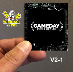 Printed Black Foil with Full Color imprint - GAMEDAY