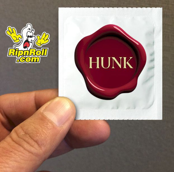 Printed White Foil with Full Color imprint - HUNK