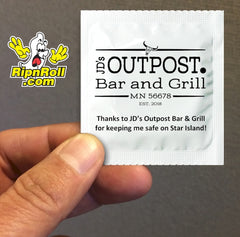 Printed White Foil with Full Color imprint - JD's