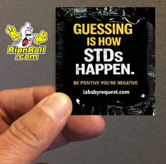 Printed Black Foil with Full Color imprint - Labs By Request