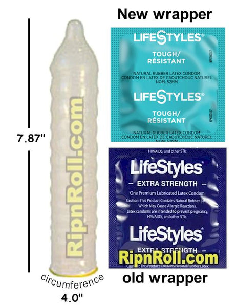 Lifestyles Extra Strength Condoms - RipnRoll.com