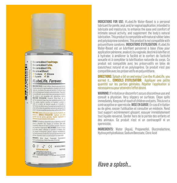Lube Life Personal Water Based Lubricant