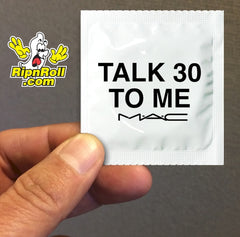 Printed White Foil with Full Color imprint - MAC