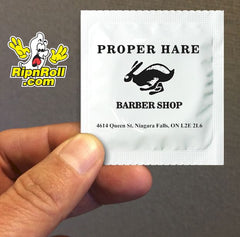 Printed White Foil with Full Color imprint - Proper Hare