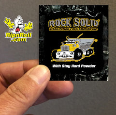 Printed Black Foil with Full Color imprint - Rock Solid