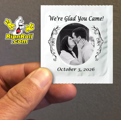 Printed White Foil with Full Color imprint - Jason and Sarah