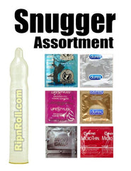 snugger assortment of small condoms