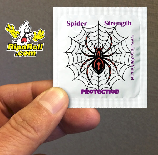 Printed White Foil with Full Color imprint - Spider Strength