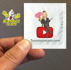 Printed White Foil with Full Color imprint - Toronto Unicorn