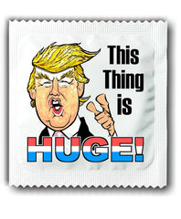 Printed White Foil with Full Color imprint -Trump Huge
