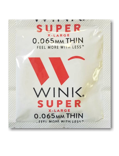 wink large condoms by okamoto
