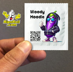 Printed White Foil with Full Color imprint - WOODY HOODIE