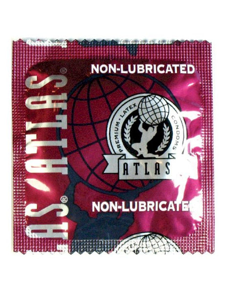Atlas Non Lubricated Condoms Foil