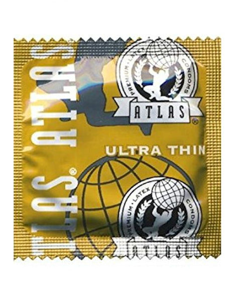 Atlas Ultra Thin Condoms - Rip n Roll