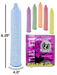 Atlas Rainbow Colors Condoms