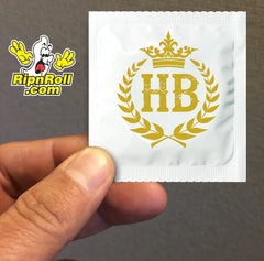 Printed White Foil with Full Color Label imprint - HB