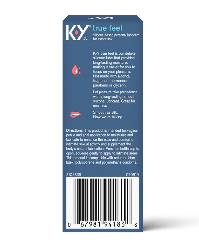 K-Y True Feel Silicone Lubricant K-Y True Feel Silicone Lubricant