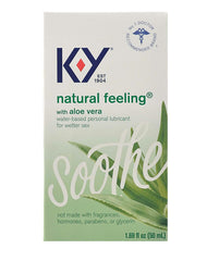 KY Natural Feeling Lubricant with Aloe Vera