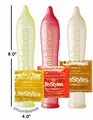 Lifestyles Assorted Flavores Condoms - RipnRoll.com