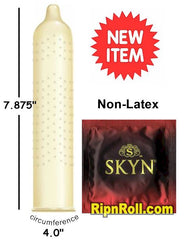 Lifestyles Skyn Extra Studded Condoms - Rip n Roll