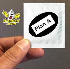 Printed White Foil with Full Color imprint - Plan A