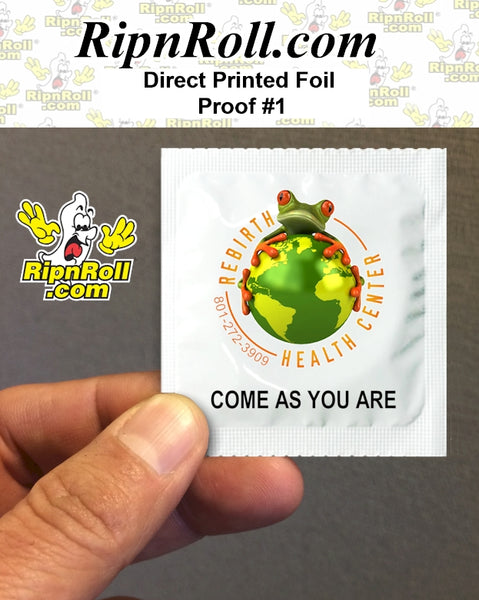 Printed White Foil with Full Color imprint - Rebirth 2021