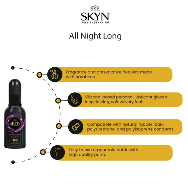 Skyn All Night Long Silicone Lubricant